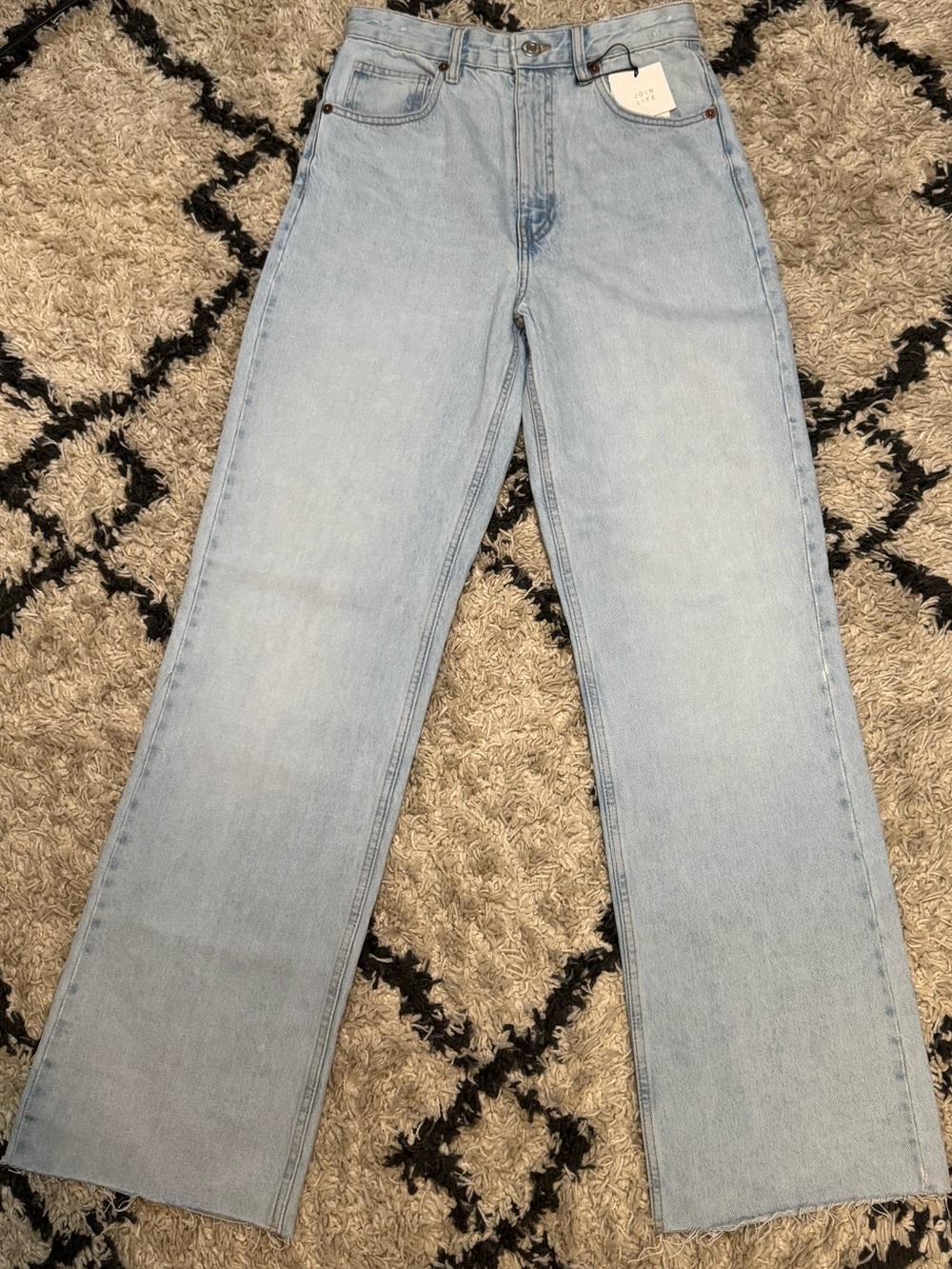 NWT ZARA Hi-Rise Full Length Jeans